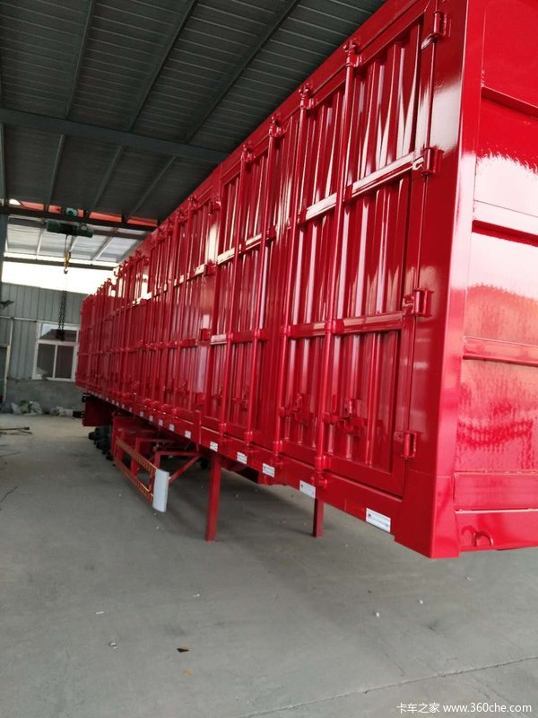 13米侧翻自卸半挂车图片