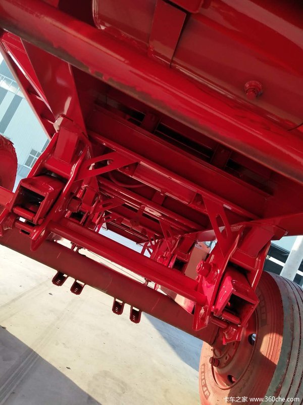 13米侧翻自卸半挂车图片