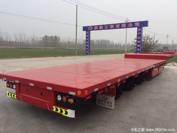 17.5/3米低平板半挂车低平板半挂车图片