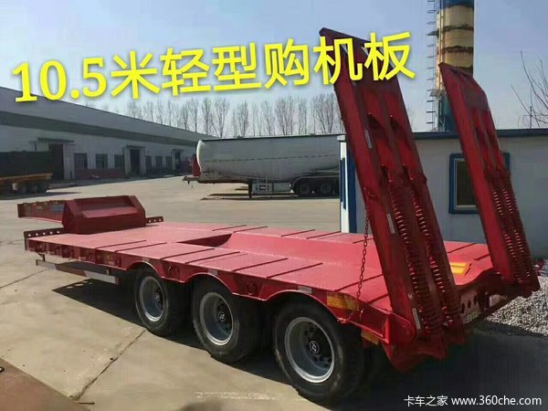 13米罐车平板式半挂车图片