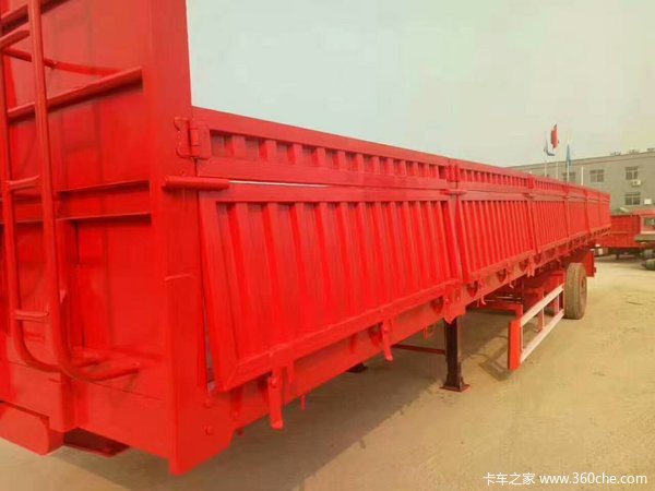 后翻侧翻自卸半挂车图片