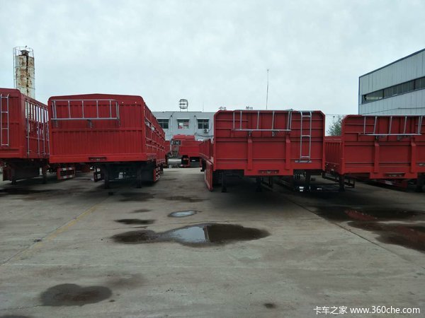 标车侧翻自卸自卸半挂车图片