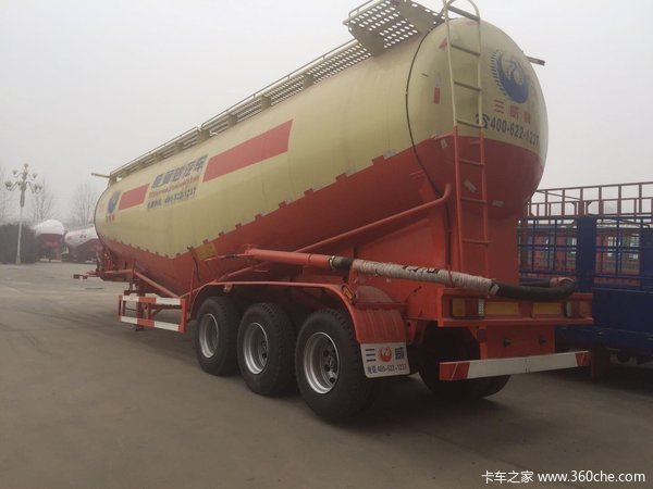 55方罐粉粒物料运输半挂车图片