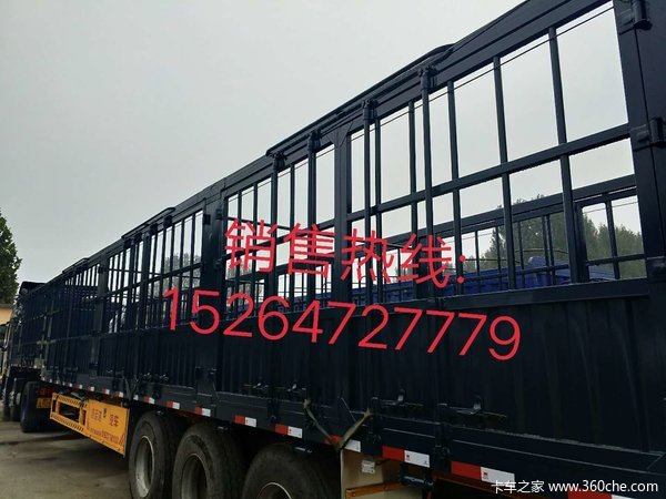 骨架花栏骨架式集装箱半挂车图片