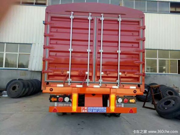 骨架花栏骨架式集装箱半挂车图片