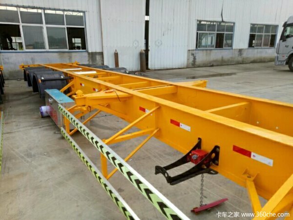 集装箱运输半挂车骨架式集装箱半挂车图片