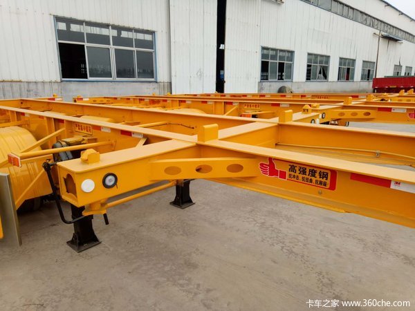 集装箱运输半挂车骨架式集装箱半挂车图片