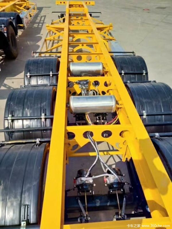 集装箱运输半挂车骨架式集装箱半挂车图片