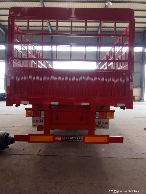 苍栏半挂车栏板式半挂车图片