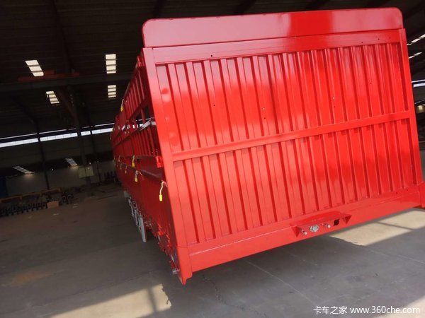 苍栏半挂车栏板式半挂车图片