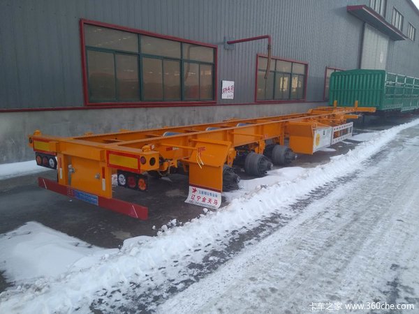 辽宁金天马挂车仓栅式半挂车图片