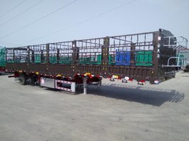 辽宁金天马13米高栏9.5米高栏仓栅式半挂车