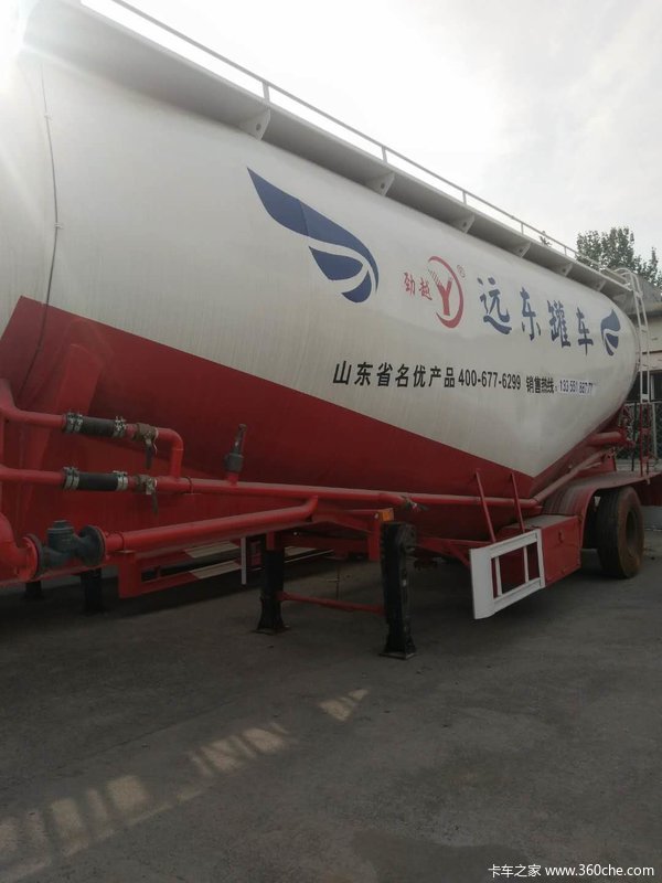 粉罐运输半挂粉粒物料运输半挂车图片