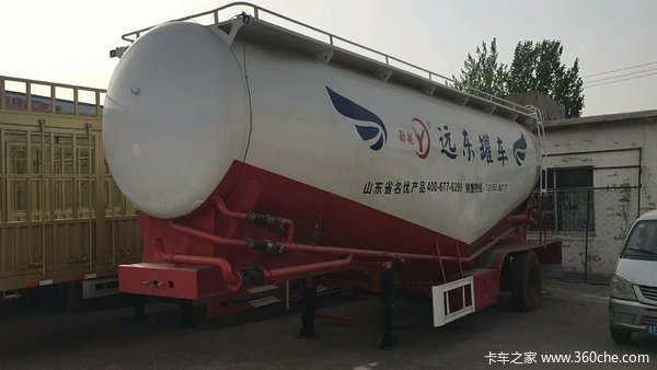 粉罐运输半挂粉粒物料运输半挂车图片