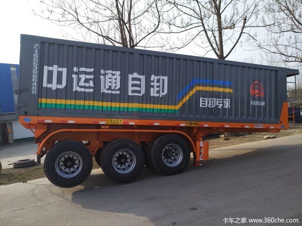 后翻自卸半挂车自卸半挂车图片