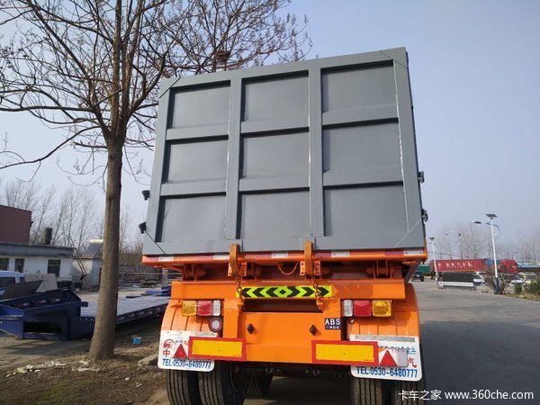 后翻自卸半挂车自卸半挂车图片