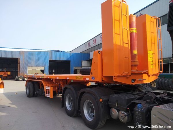 后翻自卸半挂车自卸半挂车图片