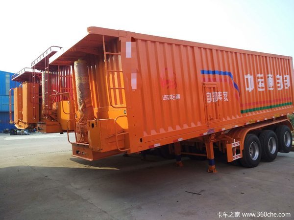 后翻自卸半挂车自卸半挂车图片