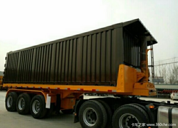 后翻自卸半挂车自卸半挂车图片