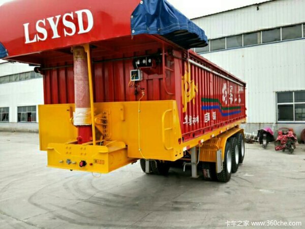 后翻自卸半挂车自卸半挂车图片