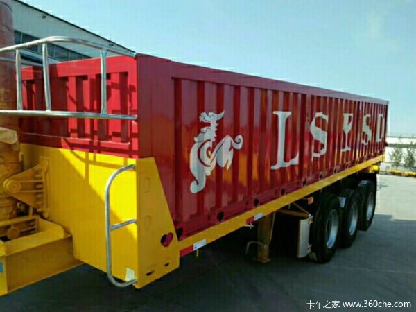 后翻自卸半挂车自卸半挂车图片