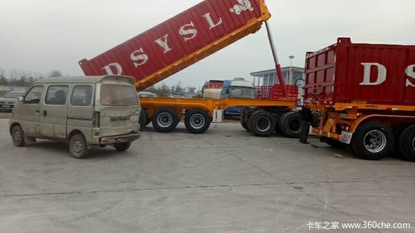 后翻自卸半挂车自卸半挂车图片