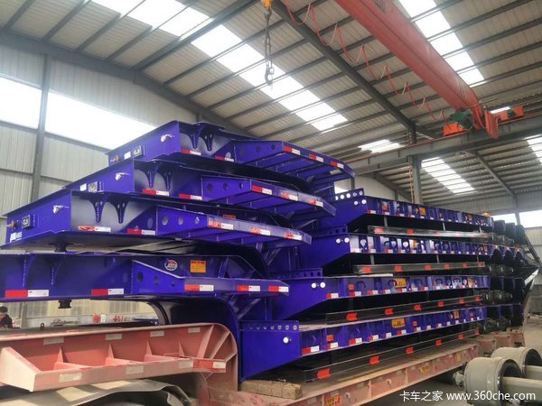 低平板运输车低平板半挂车图片