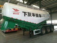 红荷罐车（轻量化领导者）全国招代理粉粒物料运输半挂车图片