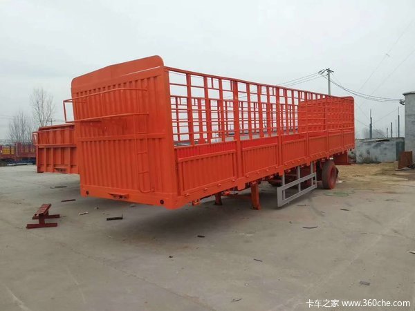 高栏，超轻体，上海宝钢980，好钢材好产品。仓栅式半挂车图片