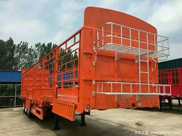 高栏，超轻体，上海宝钢980，好钢材好产品。仓栅式半挂车图片