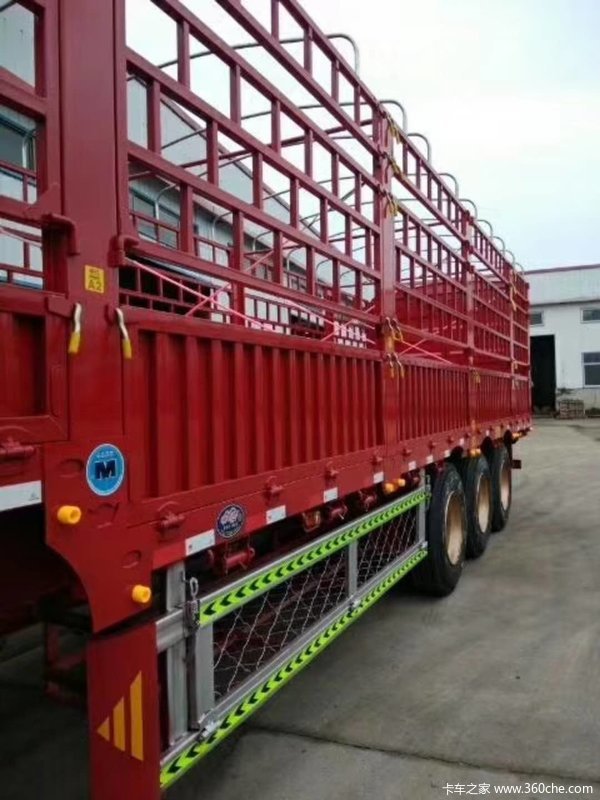 高栏，超轻体，上海宝钢980，好钢材好产品。仓栅式半挂车图片