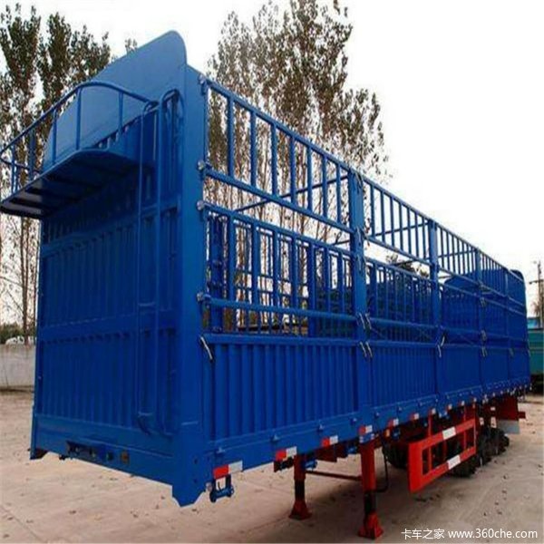 9-13米轻型仓栅半挂车仓栅式半挂车图片