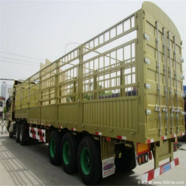 9-13米轻型仓栅半挂车仓栅式半挂车图片
