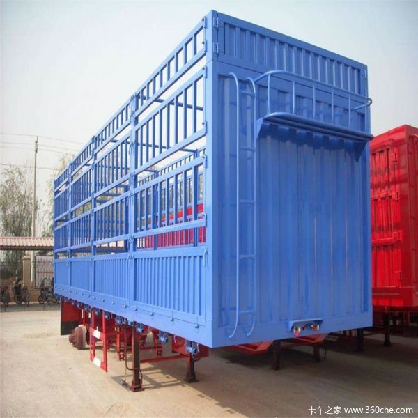 9-13米轻型仓栅半挂车仓栅式半挂车图片