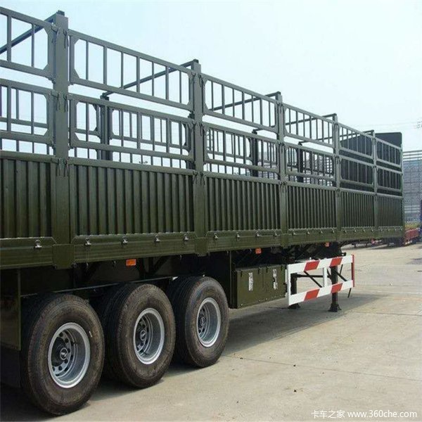 9-13米轻型仓栅半挂车仓栅式半挂车图片