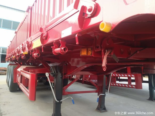 山东鑫阳专业制造十三米标车侧翻自卸半挂车图片