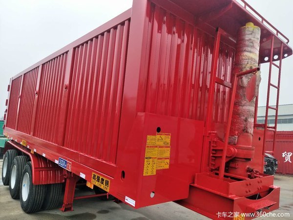 全高强制作广州富华桥朝阳三包胎选配吨位自卸半挂车图片