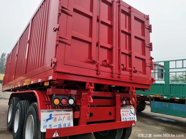全高强制作广州富华桥朝阳三包胎选配吨位自卸半挂车图片