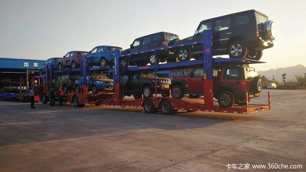 请相信专业的力量轿运车图片