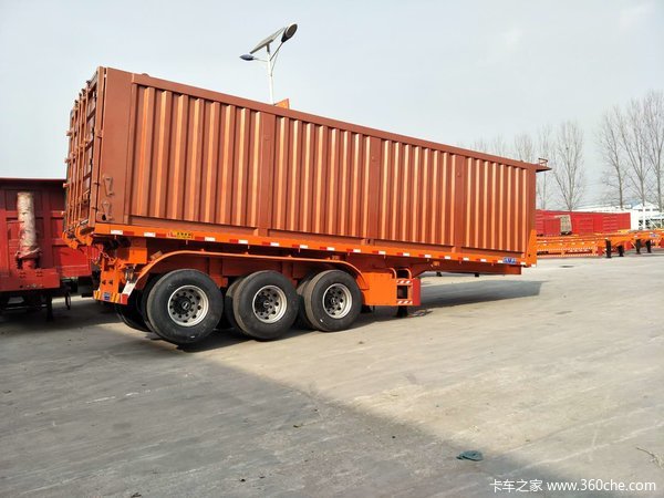 山东挂车厂家直销自卸半挂车图片