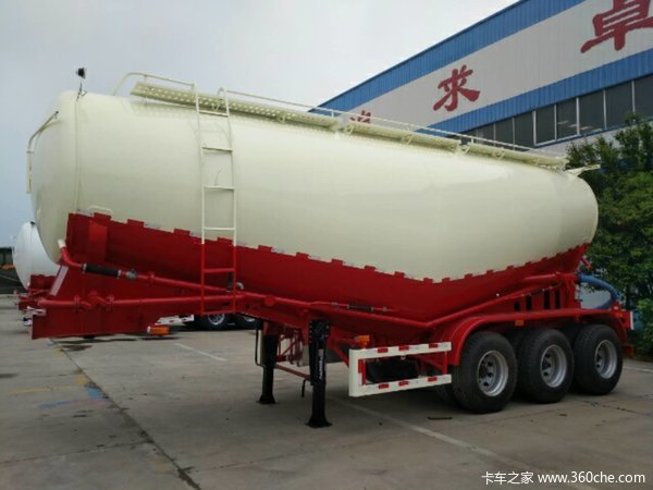 山东鑫阳专业制造散装水泥半挂车粉粒物料运输半挂车图片