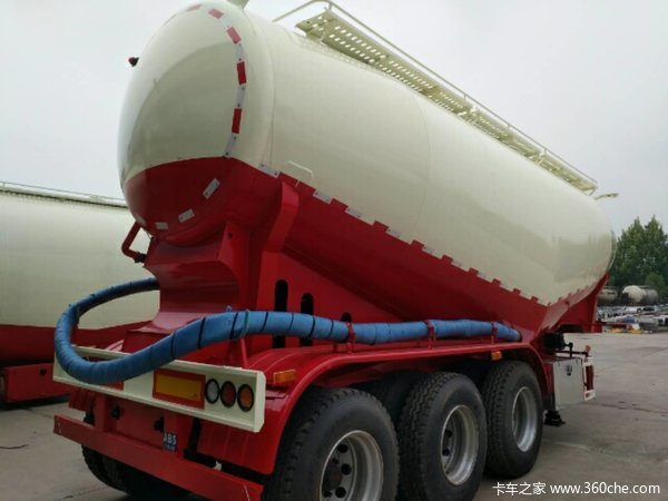 山东鑫阳专业制造散装水泥半挂车粉粒物料运输半挂车图片