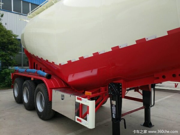 山东鑫阳专业制造散装水泥半挂车粉粒物料运输半挂车图片