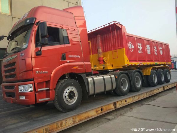 〈自卸车专家〉公告企业，轻量化设计，砂石料运输利器自卸半挂车图片