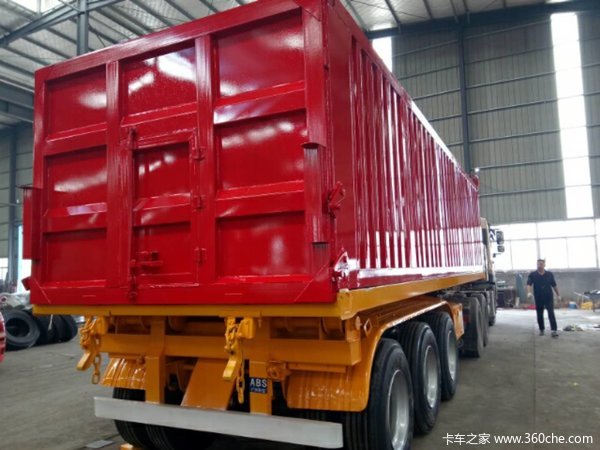后翻自卸自卸半挂车图片