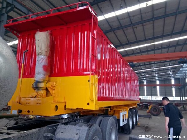 后翻自卸自卸半挂车图片