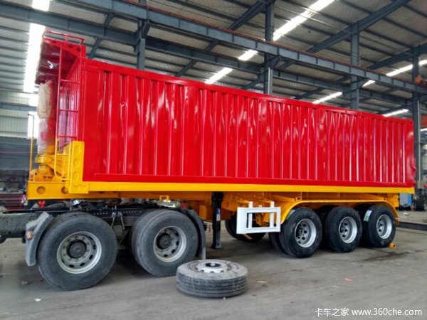 后翻自卸自卸半挂车图片