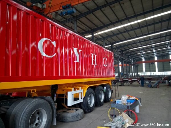 后翻自卸自卸半挂车图片