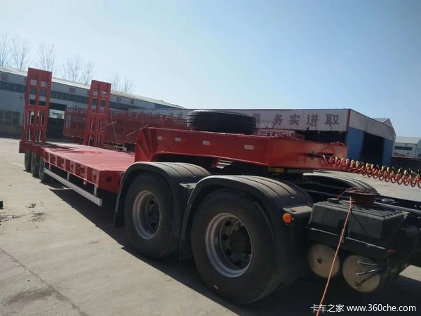 11.5米地平板半挂车低平板半挂车图片