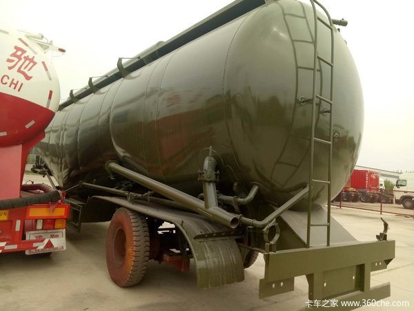 散装水泥罐车，下灰车，厂家直销粉粒物料运输半挂车图片